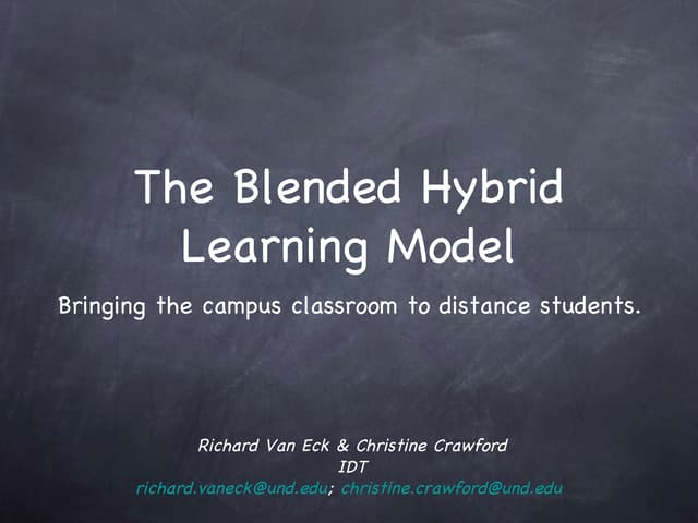 Blended Hybrid