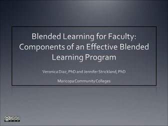 Blended Learning For Faculty