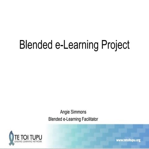 Blended elearning project (1)