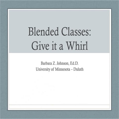 Blendedlearning