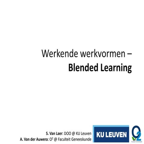 Blended learning
