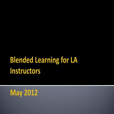 Blended learning constructionla