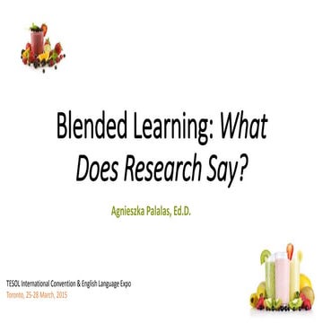 Blended learning MALL TESOL  March 2015 - Palalas, A.