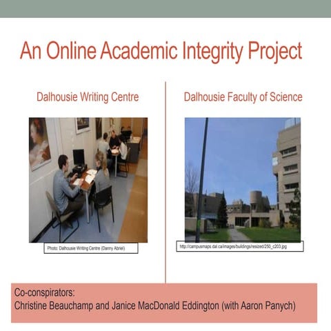 An Online Academic Integrity Project
