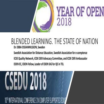 Blended learning state of the nation