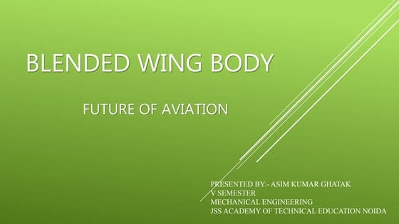 Wings plan form shapes | PPTX