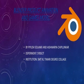 BLENDER products PPT for competitions.pptx