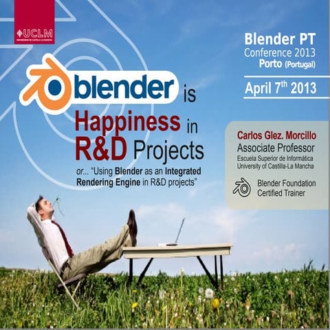 Blender is Happiness in R&D Projects