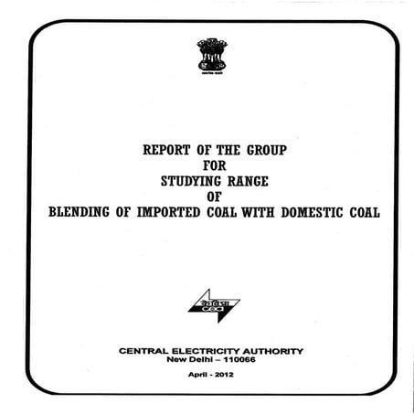 Blending coal new delhi 