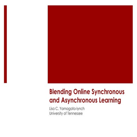 Blending synchronous asynchronous