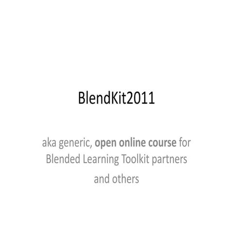 BlendKit2011