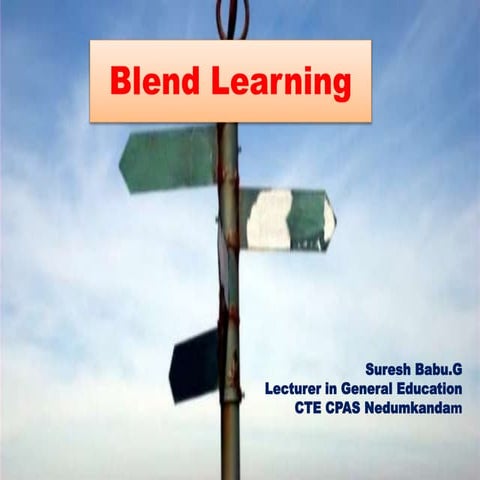 Blend learning new