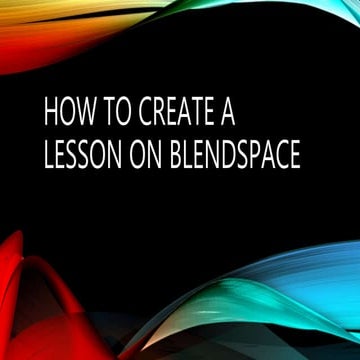 Blendspace walkthrough