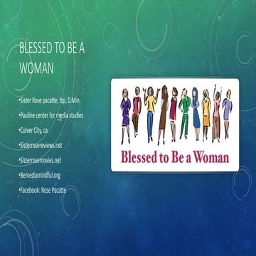Blessed to be a Woman.pptx