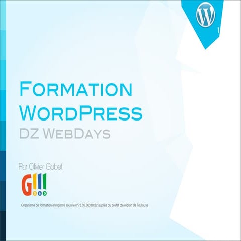 Formation WordPress à Blida