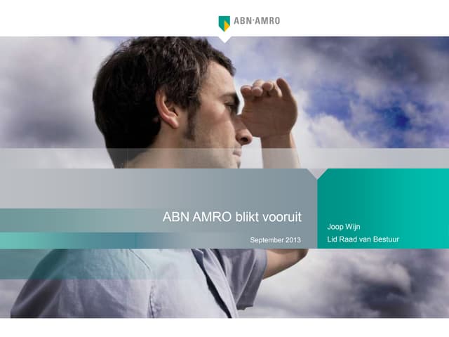 ABN AMRO Blikt vooruit 2013