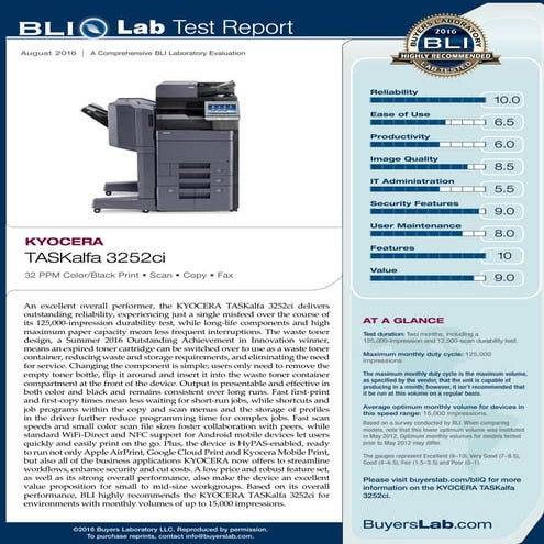 Bli lab report   kyocera tas kalfa 3252ci