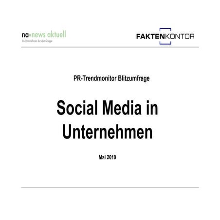 Social Media in Unternehmen