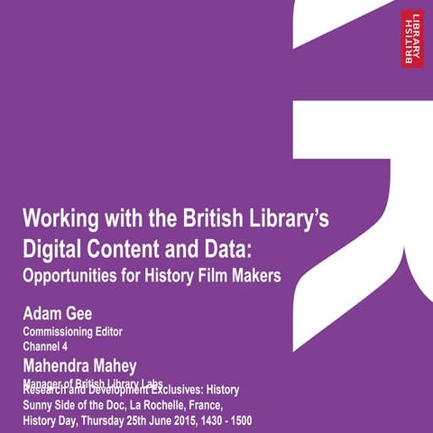 BL Labs and Channel 4 Presentation at Sunnyside of the Doc 250615