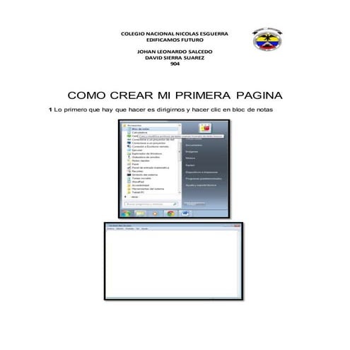 Practica 6 HTML - Frames y frameset | PDF