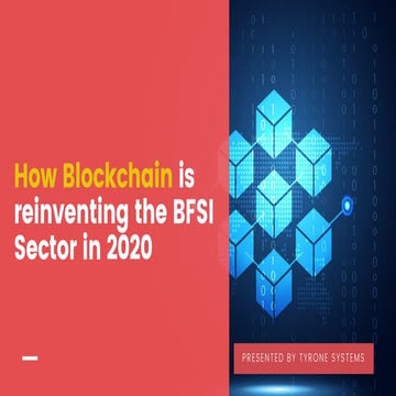 Collateral Registration System based on Blockchain Technologies | PPTX
