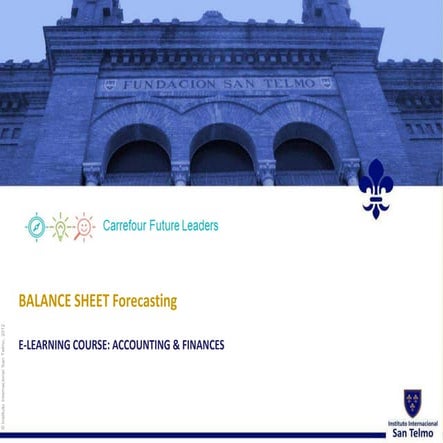 Block4 2balancesheetforecasting