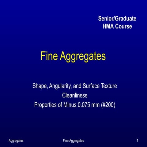 Block 7 fine aggregates 13