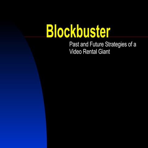 Blockbuster Presentation