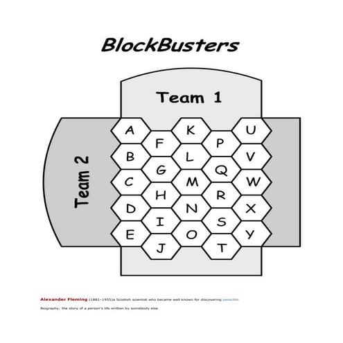 Blockbusters game