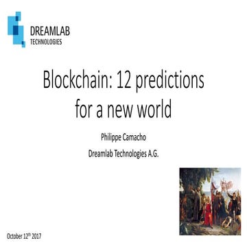 Blockchain: 12 predictions for a new world
