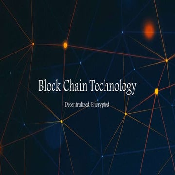 Block Chain- The future of businesses?
