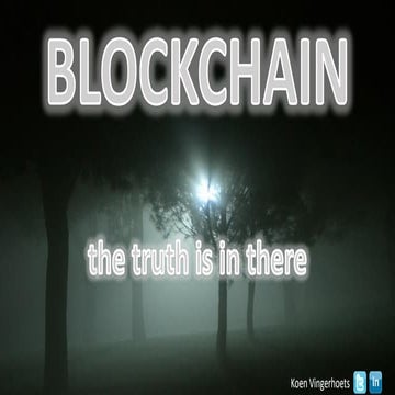 Blockchain, smart contracts and use cases for the Legal Hackers