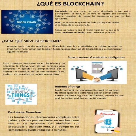 BLOCKCHAIN: presentación sobre que es el blockchain | PDF