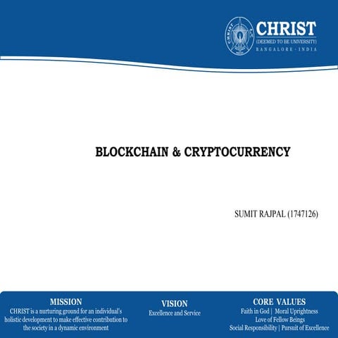 Blockchain & Cryptocurrency