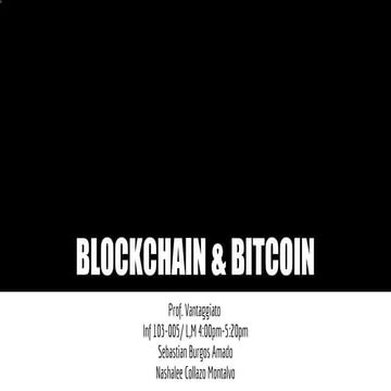 Blockchain & bitcoin