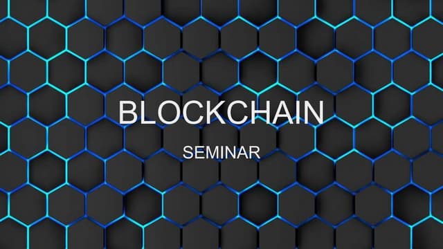 Blockchain the revolution in data security