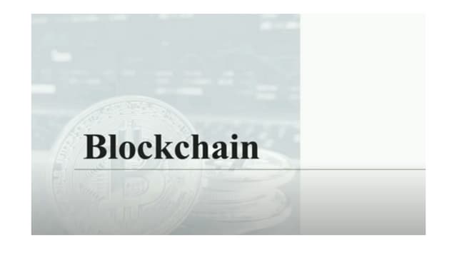 Introduction to  Blockchain ..................