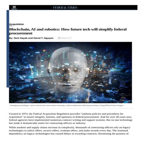 Blockchain Artificial Intelligence and Robotics - How Technology Will Simplif...