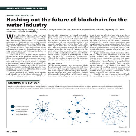 Hashing out the future of blockchain for the water industry