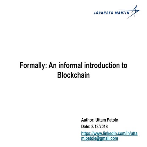 Blockchain and Smart Contracts | PDF