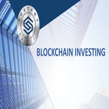 Blockchain Investing 2019