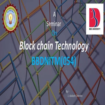 Blockchain technology-presentation