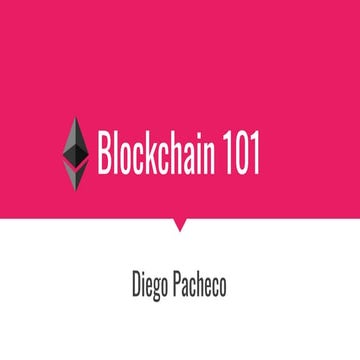 Blockchain 101
