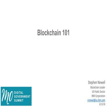 Blockchain 101