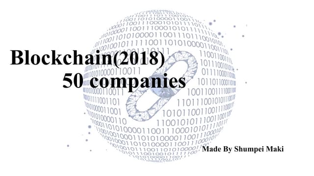 Blockchain 50 companies