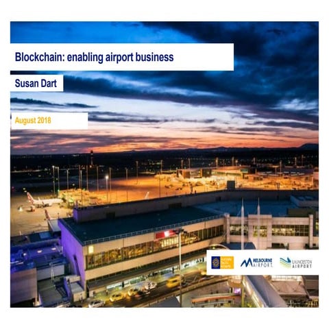 Blockchain airports aviation