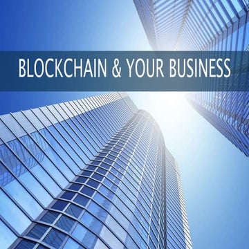 Blockchain in Business 2018