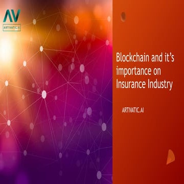 Blockchain and it’s importance on Insurance Industry