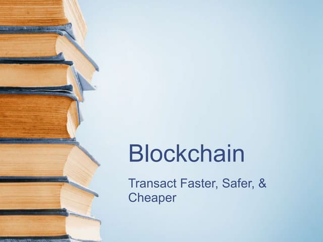 Understanding Blockchain