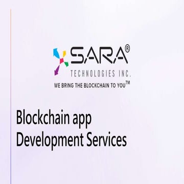Blockchain software development | PPTX